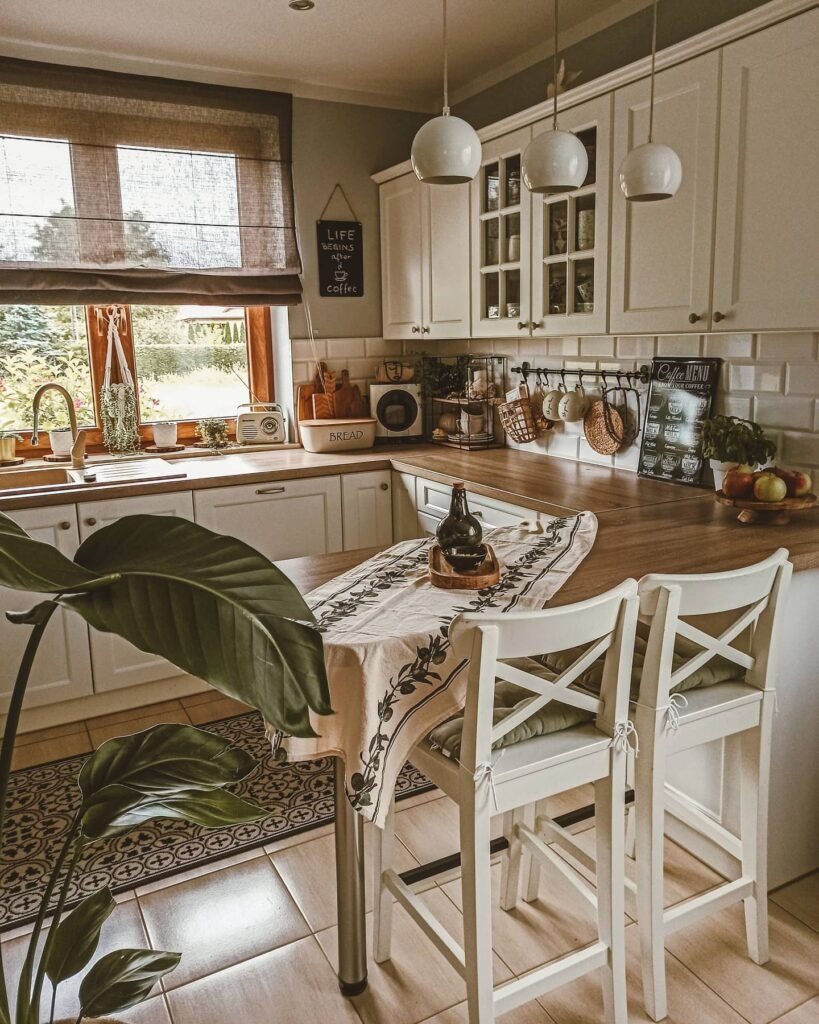 Cozy Cafe Boho Kitchen