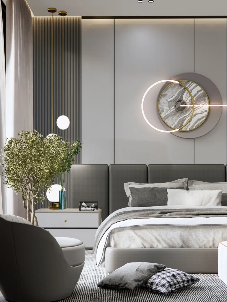 Modern Gray with Statement Decor