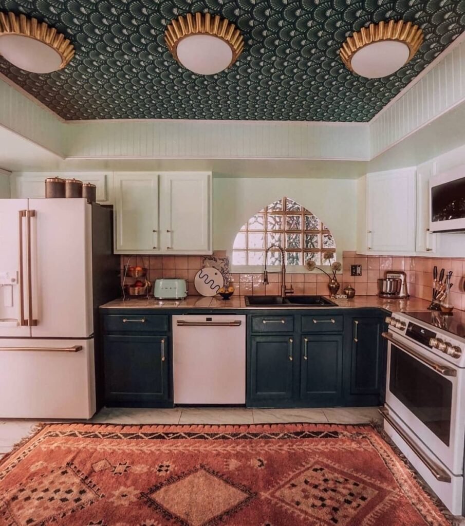 Patterned Ceiling Statement