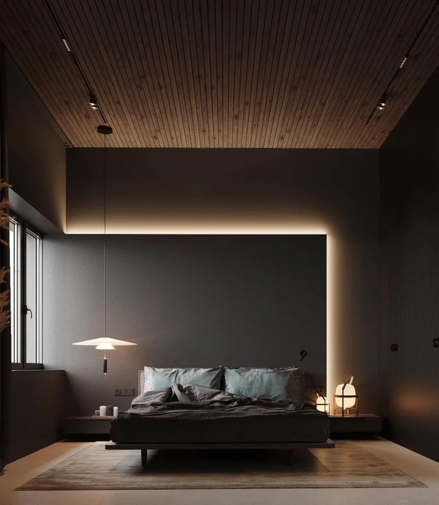 Soft Glow Minimal Bedroom