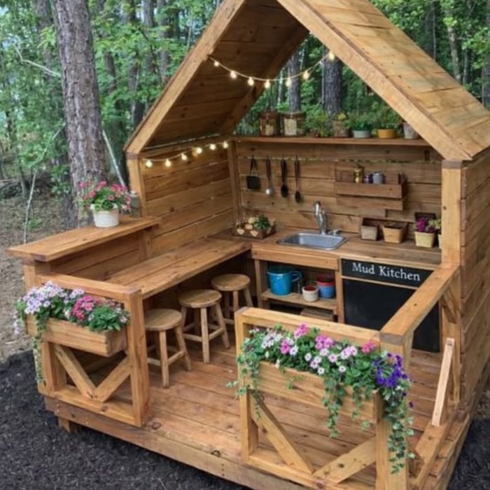 Outdoor Mud Kitchen