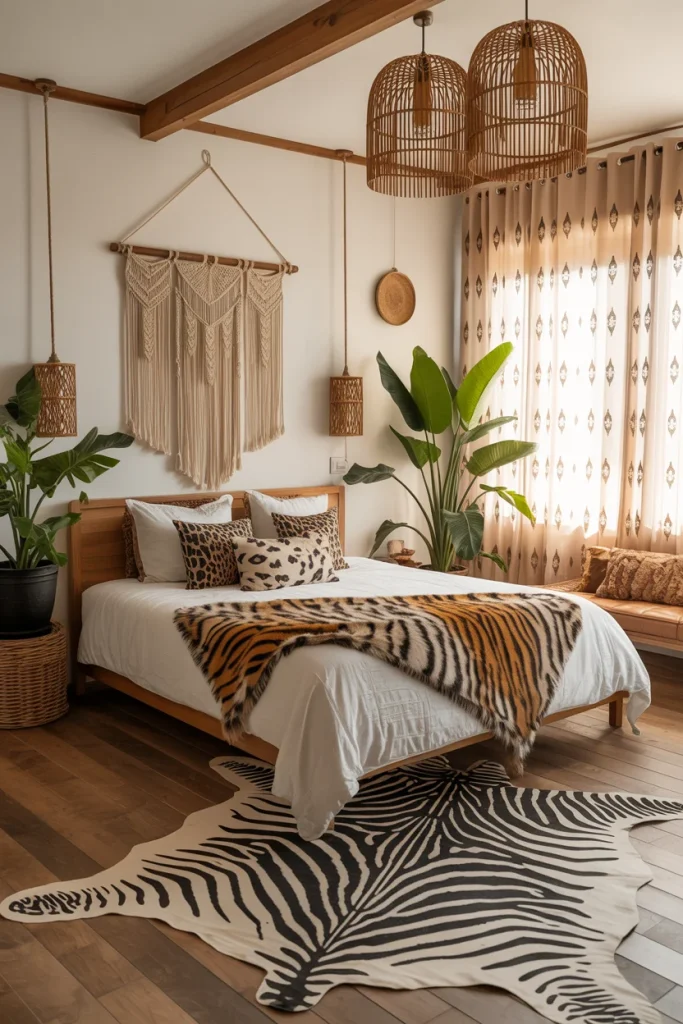  Animal Print Bedroom