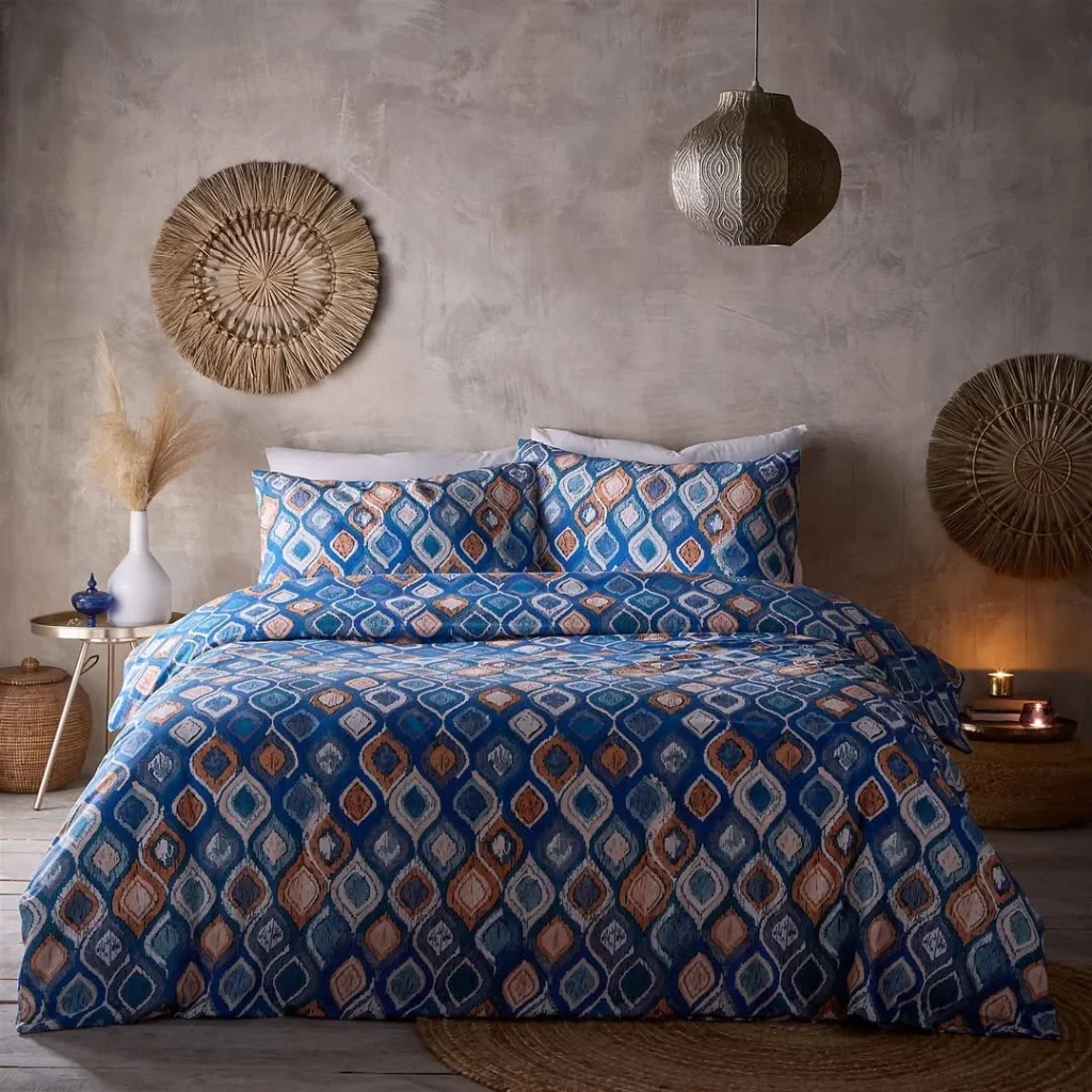 Blue Boho Bedroom