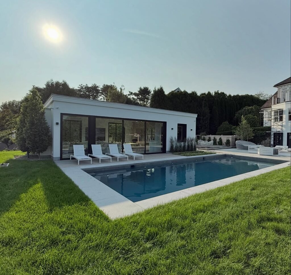 Classic Shingle-Style Pool Cottage