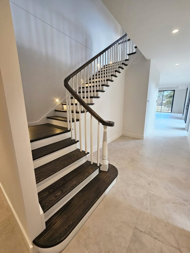 Clean Curve Staircase