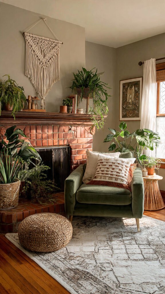 Cozy Fireplace Corner