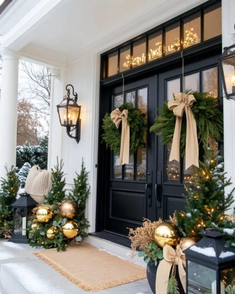Elegant Winter Entry