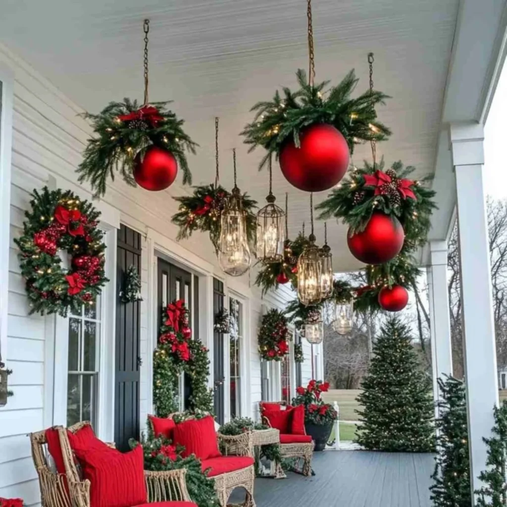 Festive Hanging Greenery