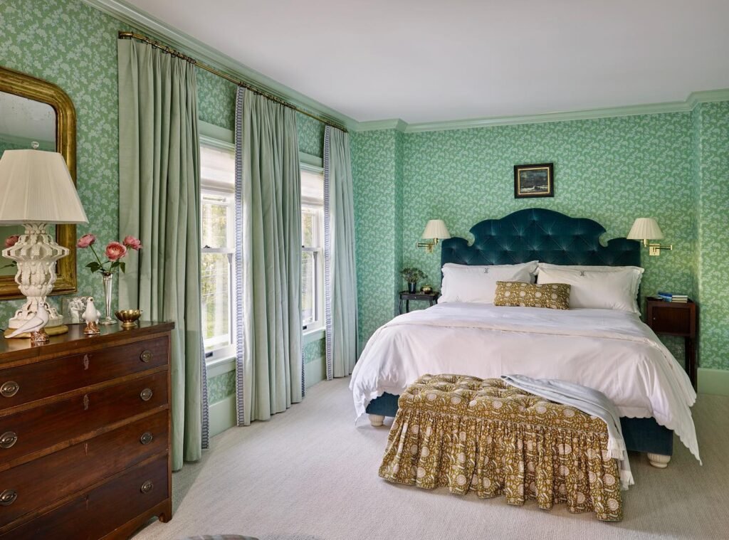 Fresh Green Classic Bedroom