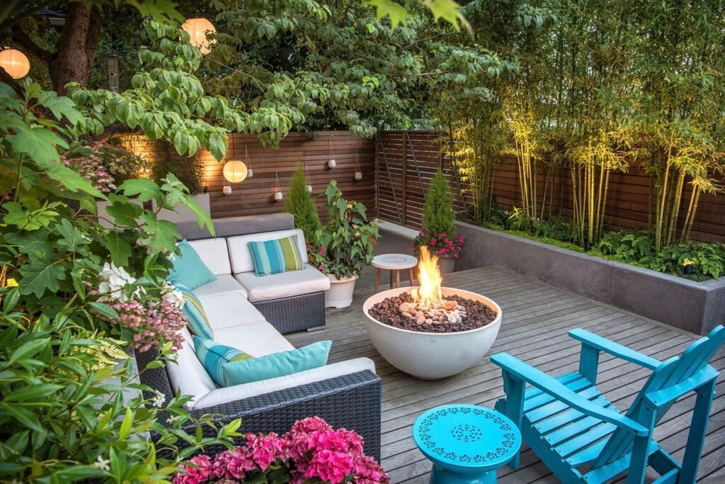 Garden Fire Corner