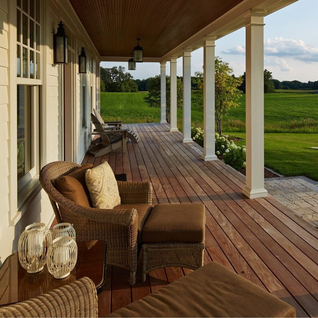 Relaxed Porch Deck