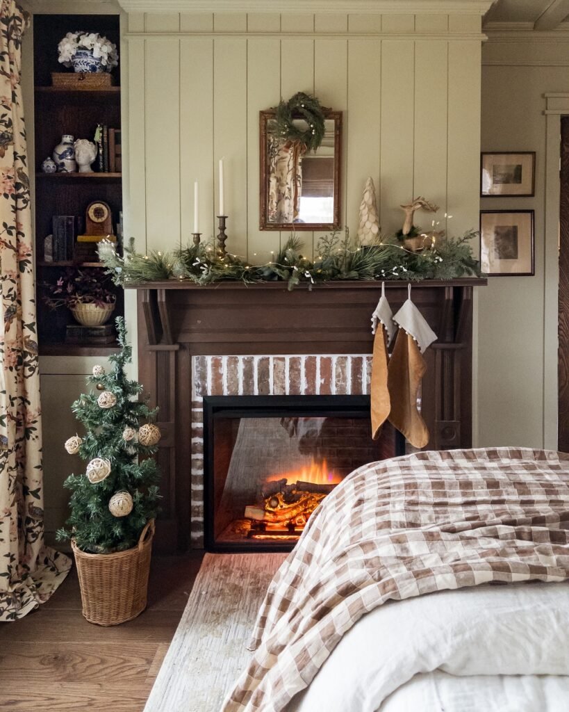 Rustic Fireplace Bedroom