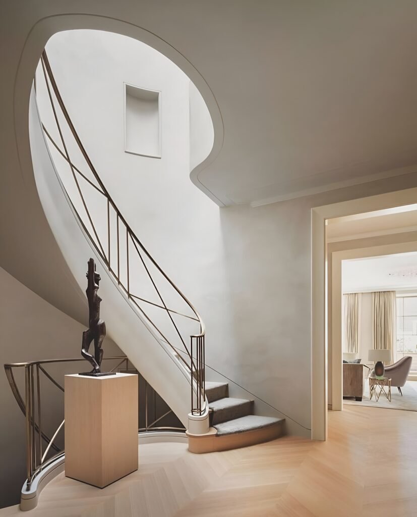 Sculptural Statement Staircase