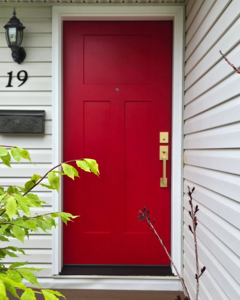 Simple Suburban Entry