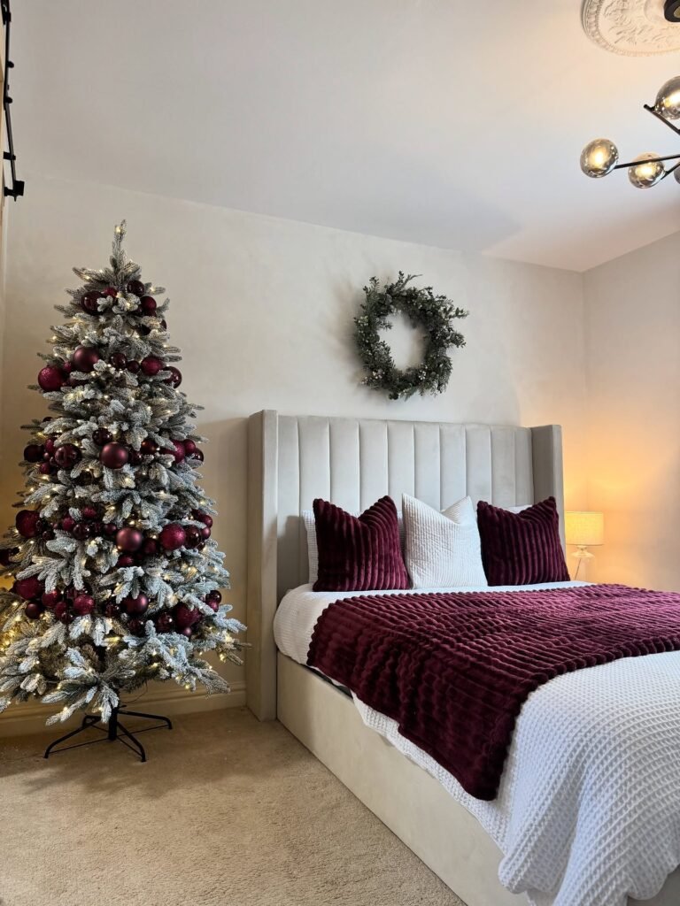 Soft Burgundy Retreat