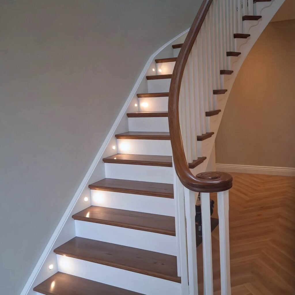 Soft Curved Stairway