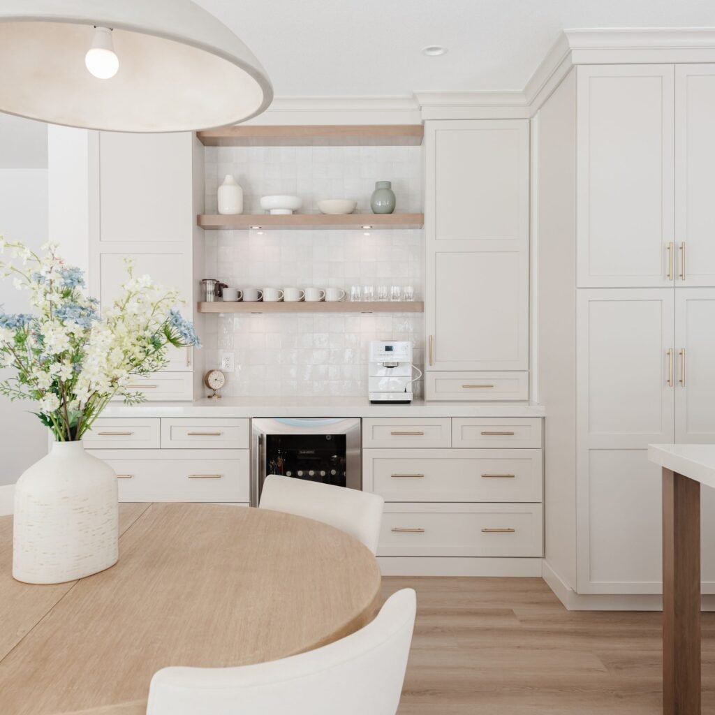 Soft Neutral Coffee Station