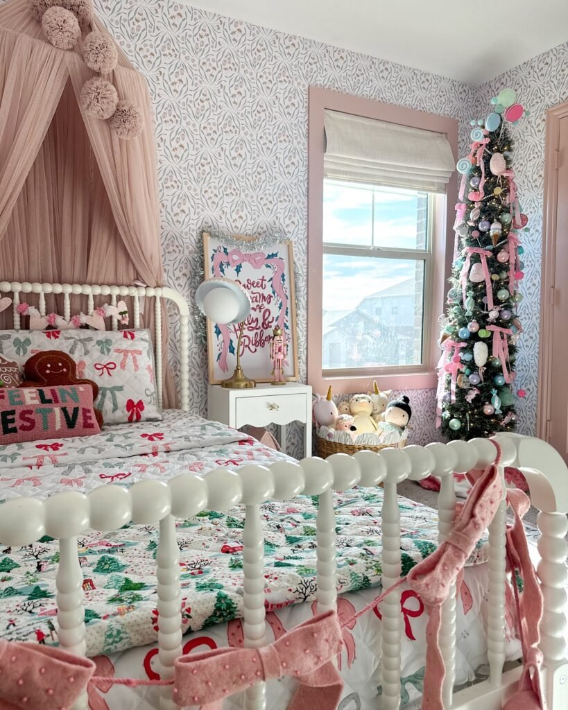 Sweet Pastel Christmas Room