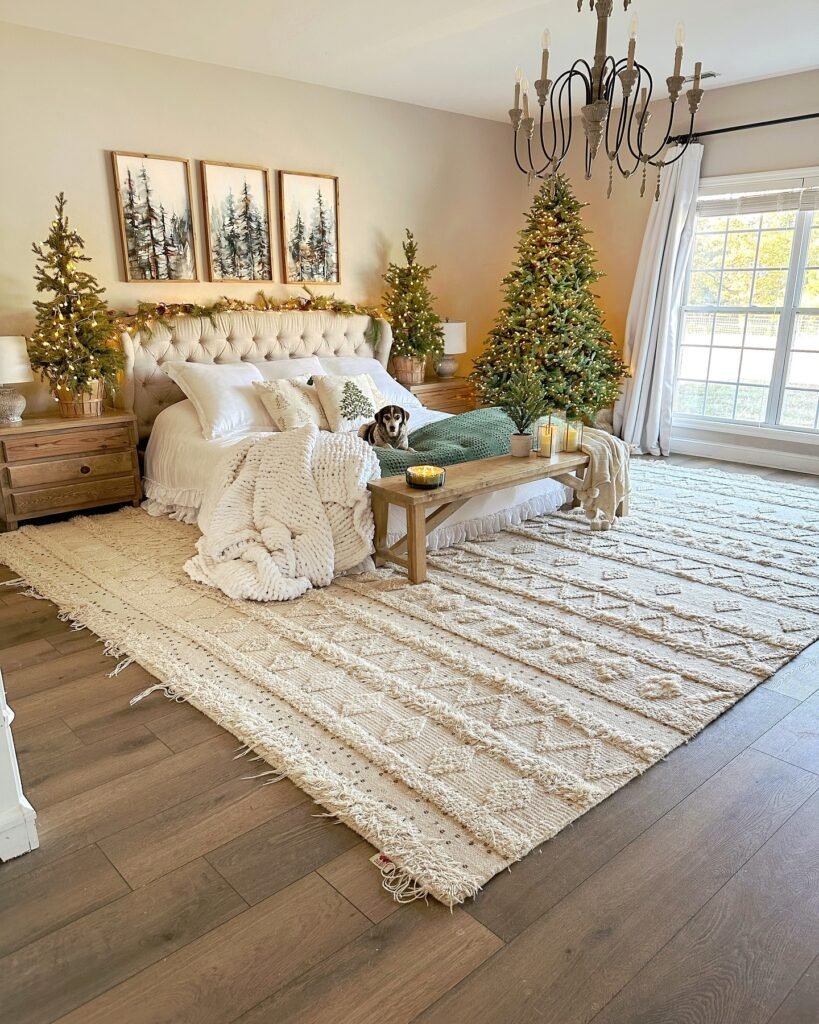 Warm Neutral Christmas Room