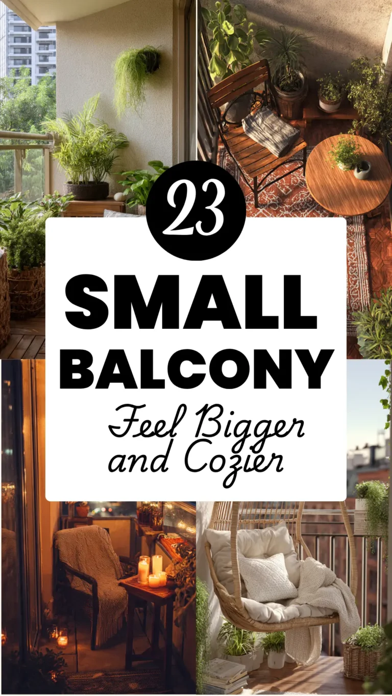 23 Small Balcony Ideas That Feel Bigger and Cozier