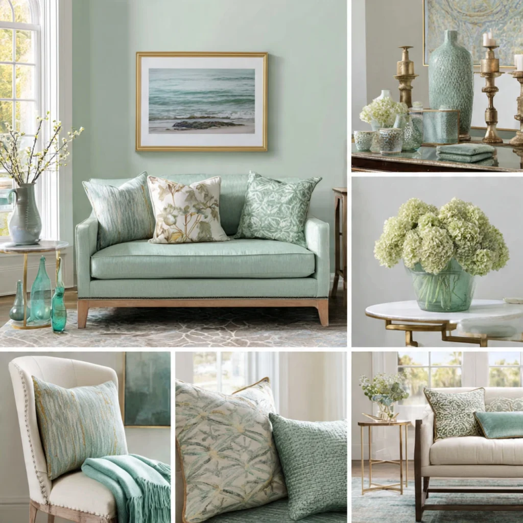 Add Mint Green Accents