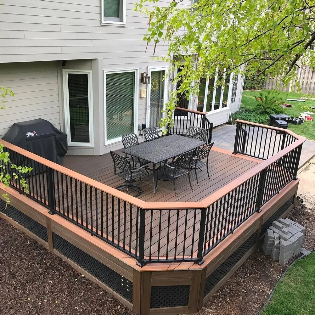 Angled Edge Deck Layout