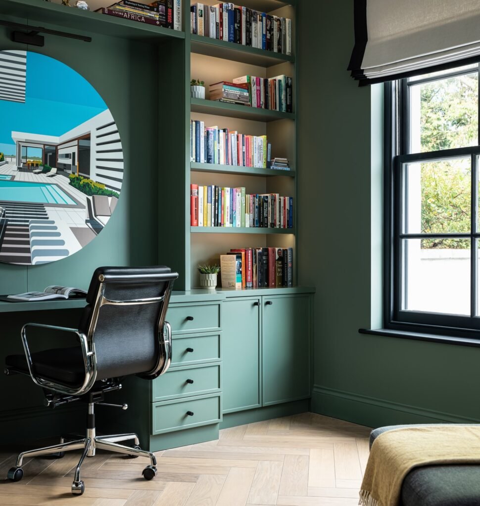 Built-In Green Cabinet