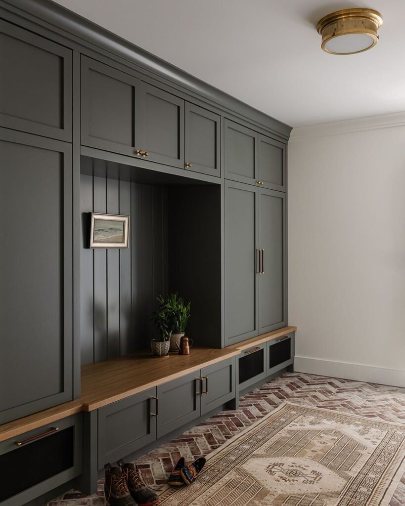Built-In Storage Wall