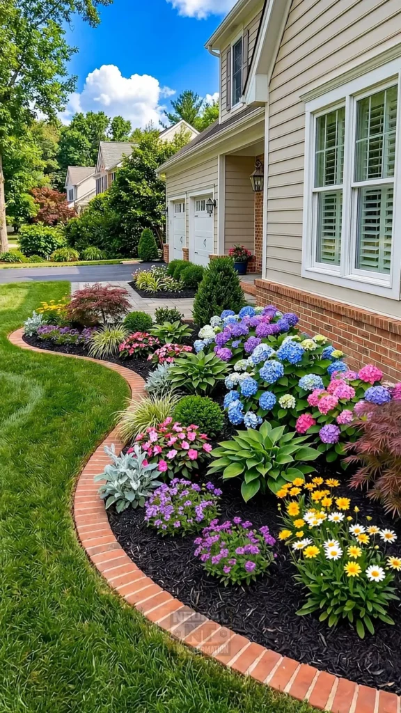 Colorful Border Garden