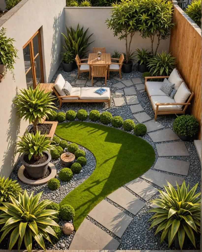 Compact Courtyard Layout
