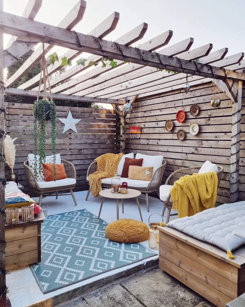 Cozy Boho Courtyard Rug