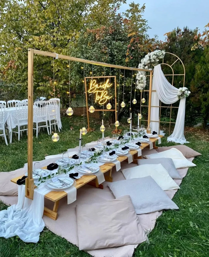 Cozy Floor Seating Setup