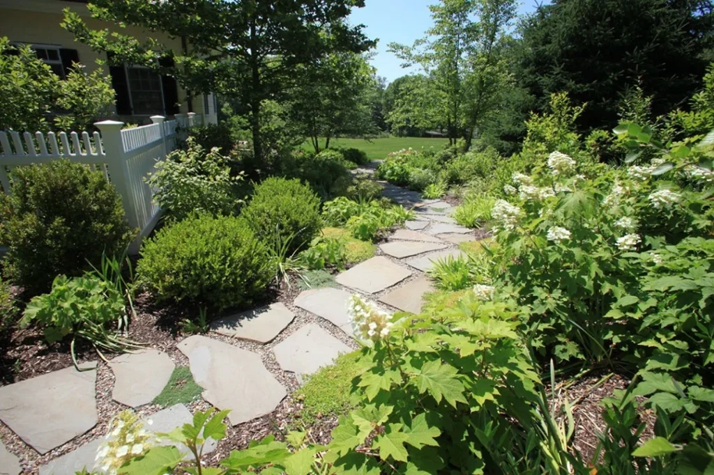 Curved Stone Pathway
