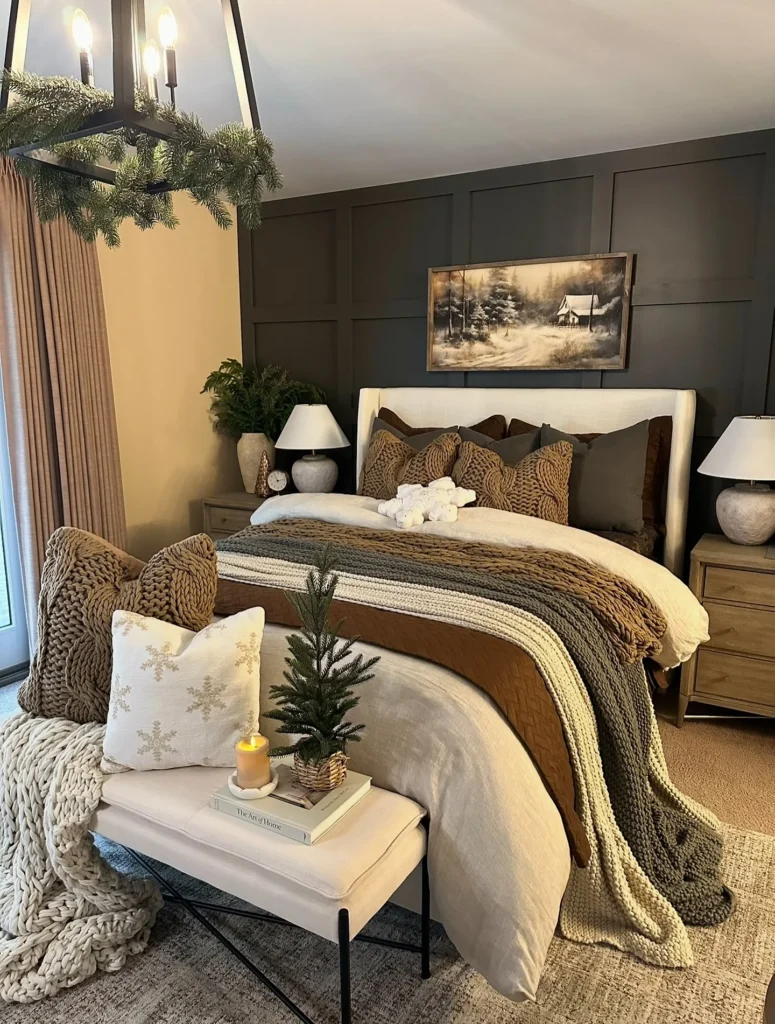 Dark Panel Accent Wall