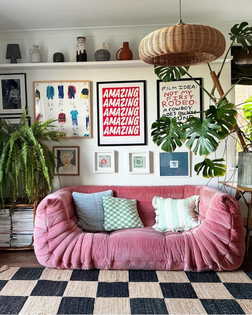 Eclectic Gallery Wall Style