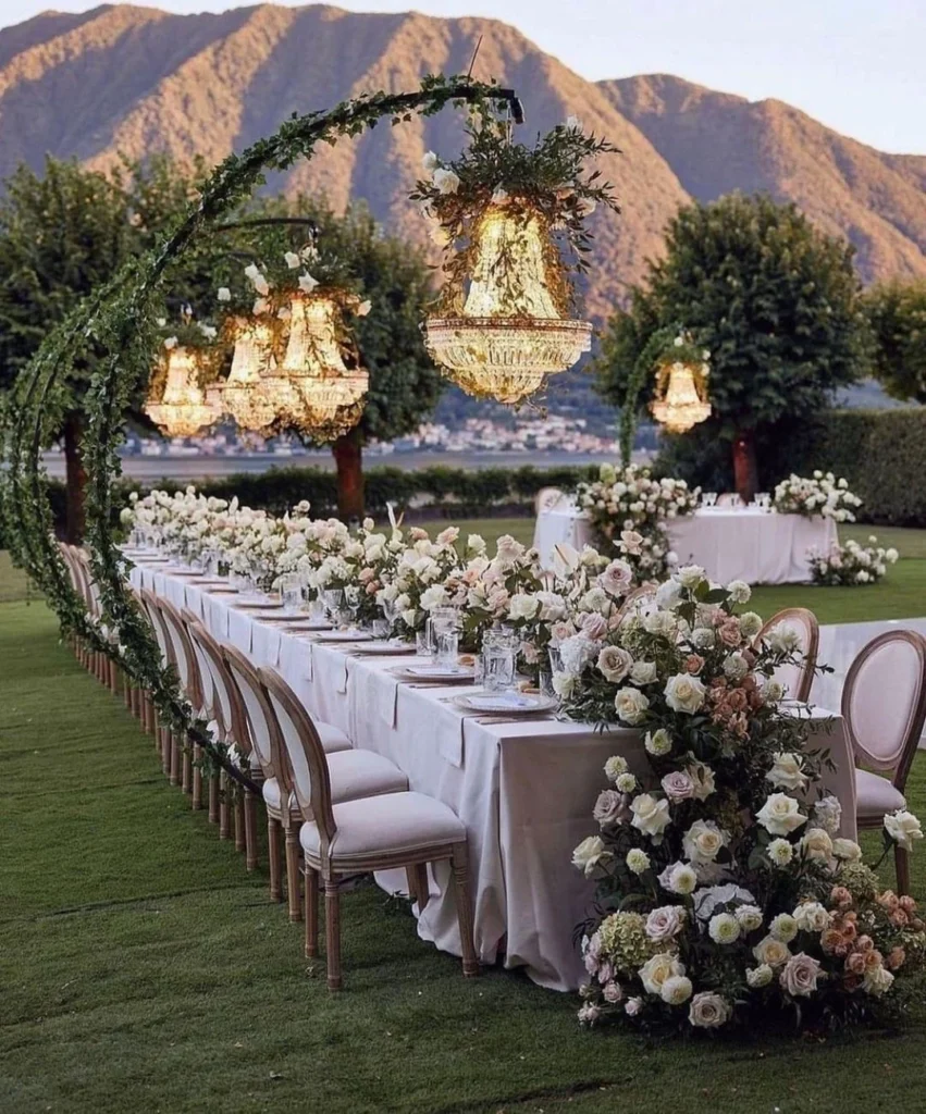 Elegant Chandelier Dining