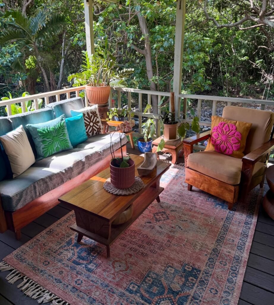 Faded Vintage Porch Rug
