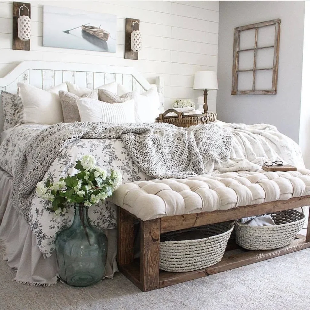 Farmhouse Bench Storage