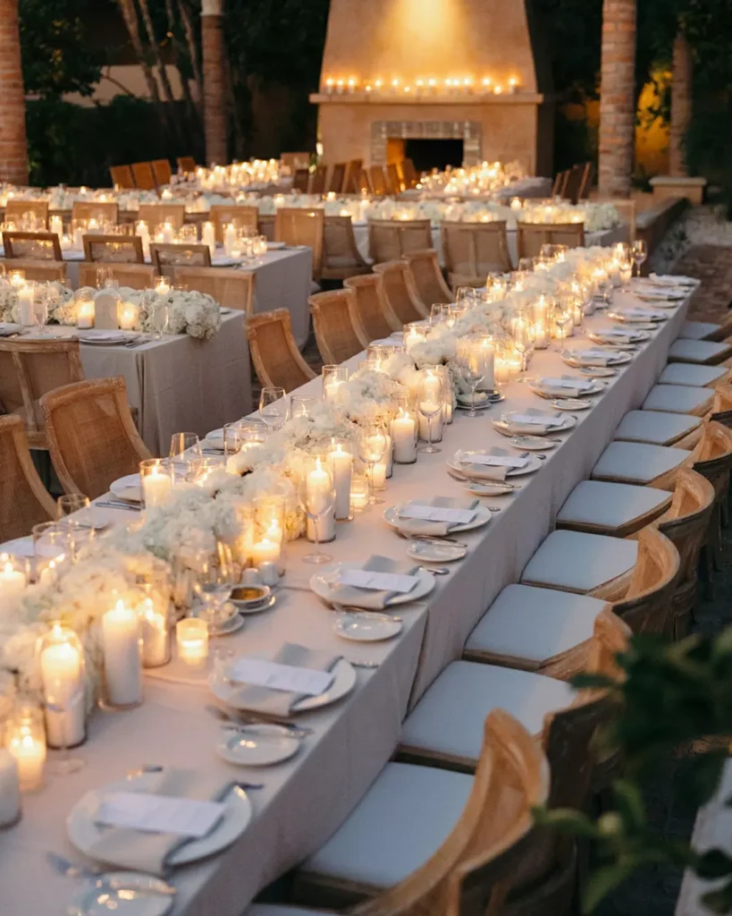 Fireplace Candle Reception