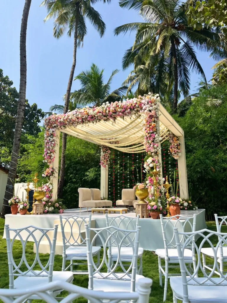 Floral Canopy Mandap