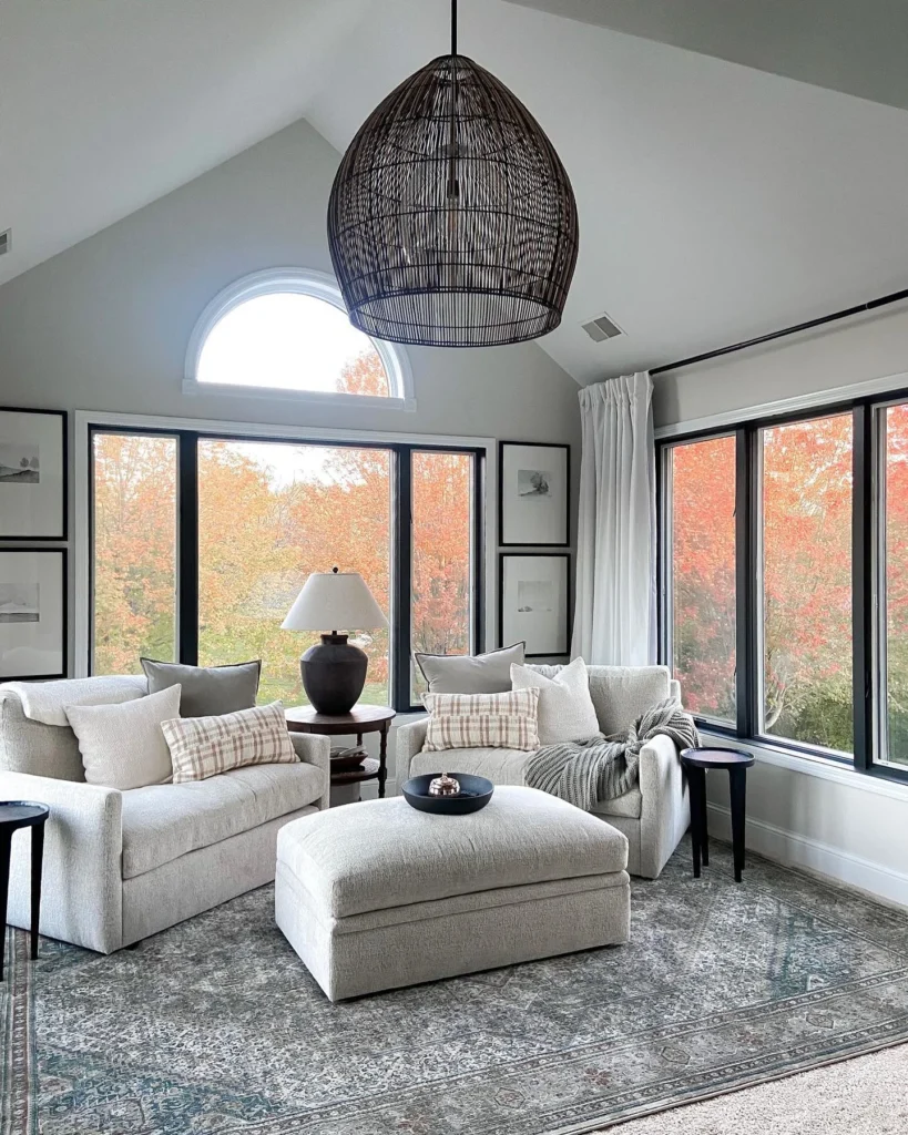 Functional Sunroom Dining Area
