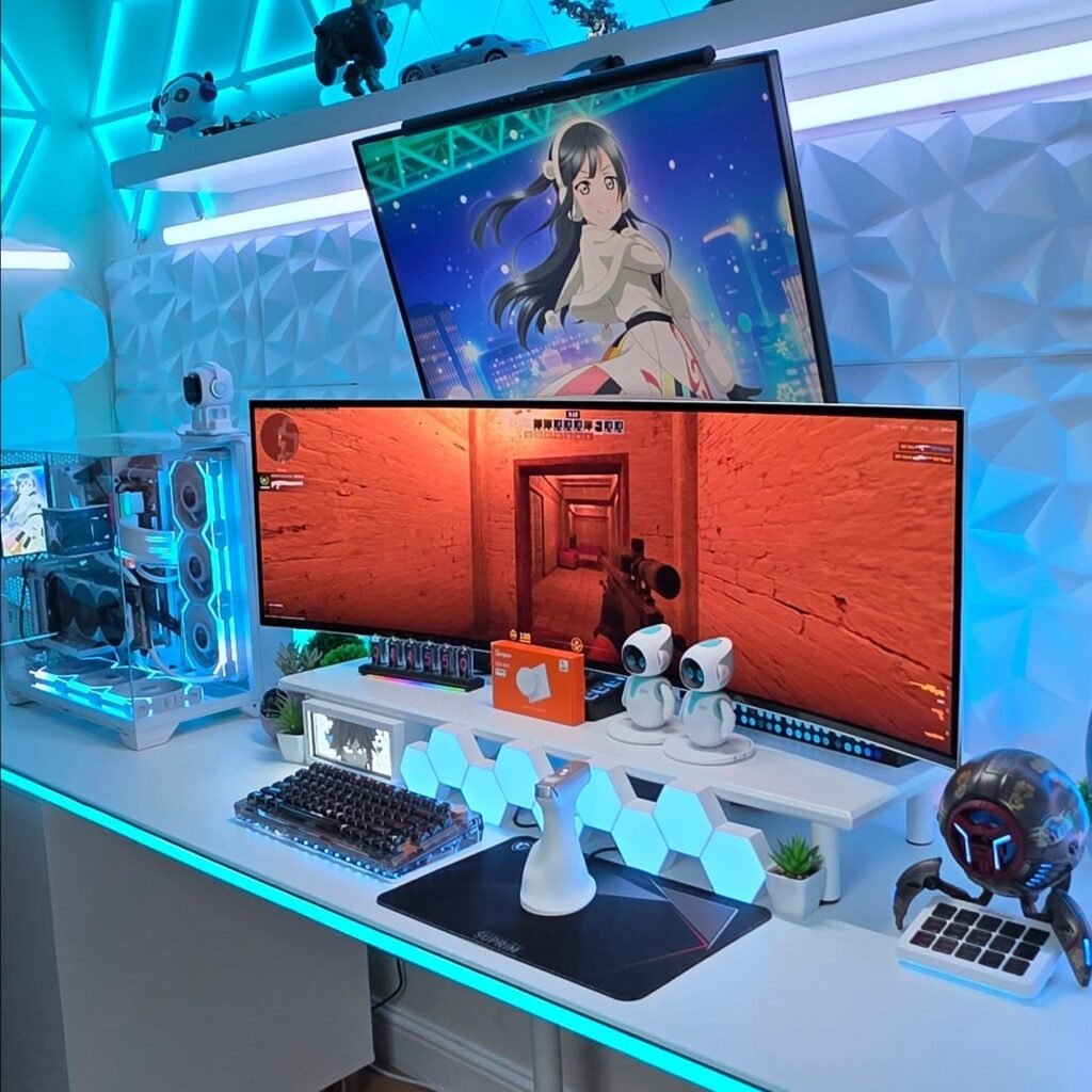 Futuristic Gaming Setup