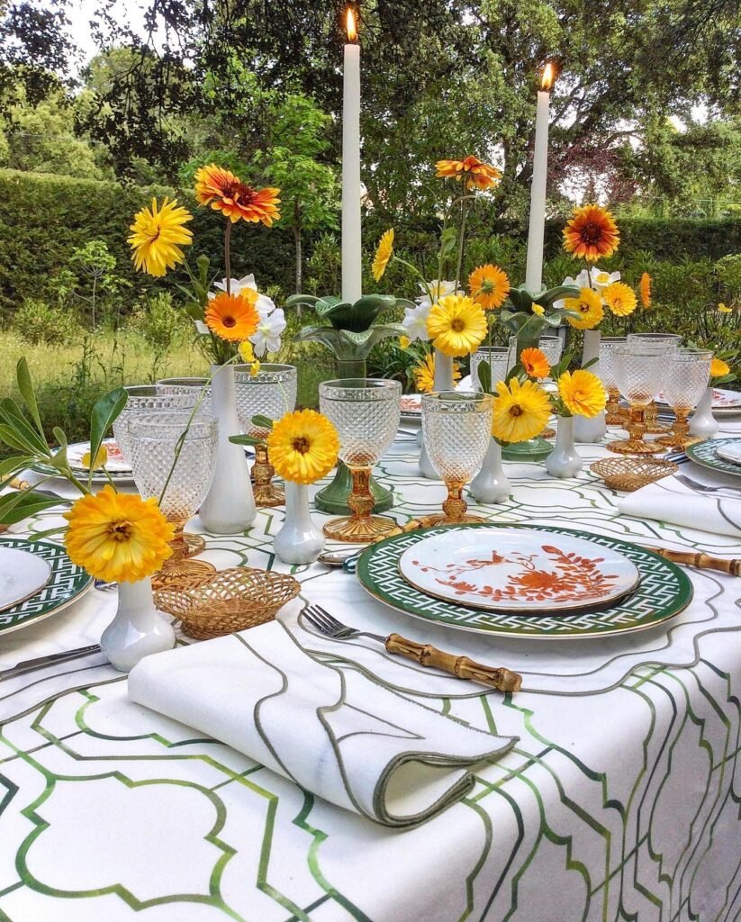 Garden Inspired Outdoor Setup
