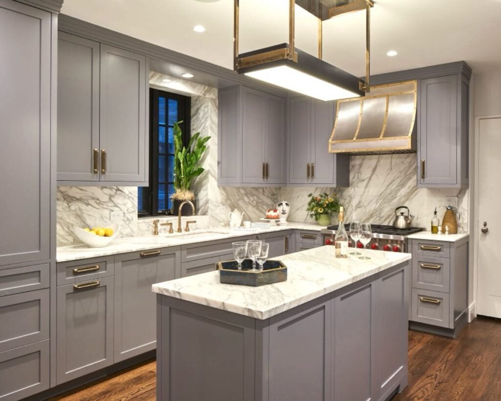 Gray With Marble Touch