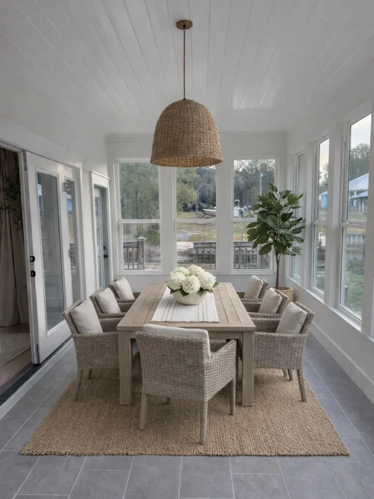 Indoor Outdoor Glass Sunroom