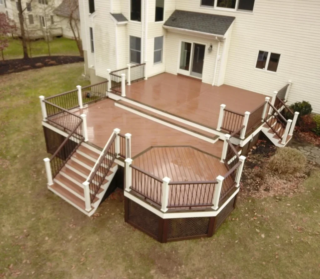 Large Wraparound Deck Design