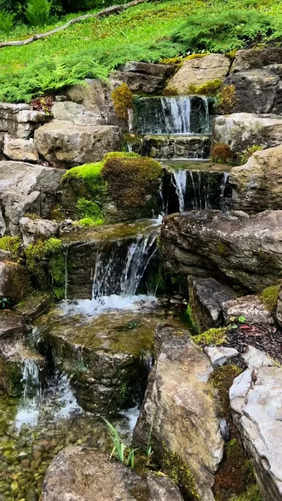 Layered Waterfall Garden