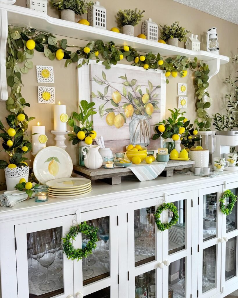 Lemon Shelf Display
