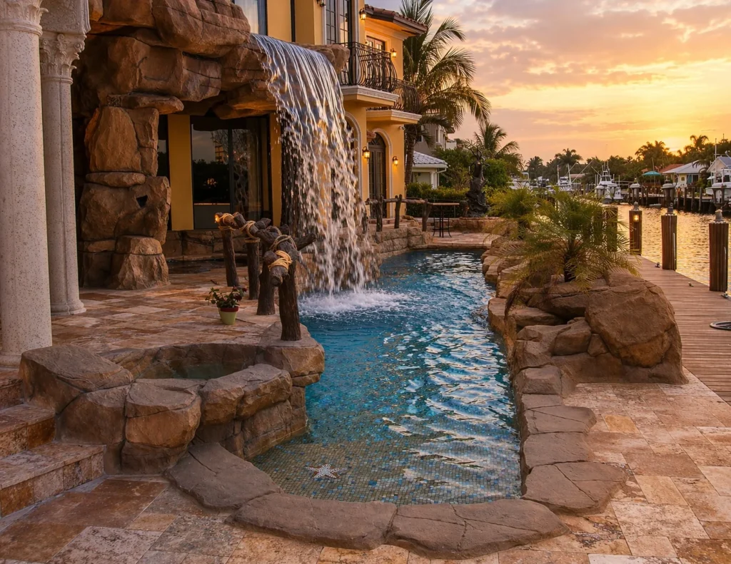 Luxury Waterfront Pool Escape