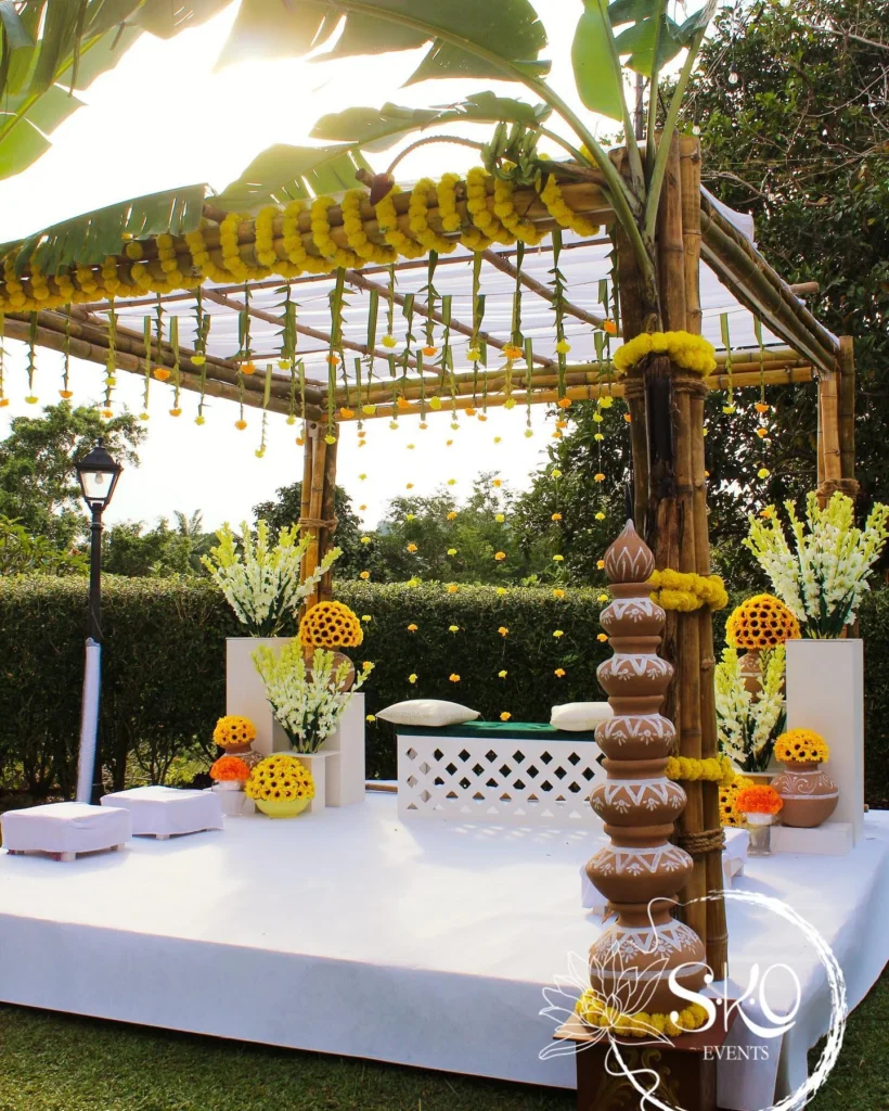 Marigold Backyard Mandap